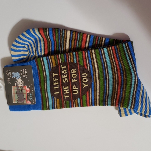 Blue Q Other - Men's crew socks NWT